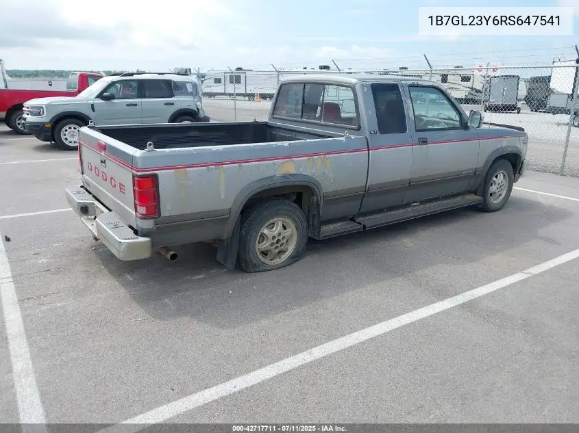 1994 Dodge Dakota VIN: 1B7GL23Y6RS647541 Lot: 42717711