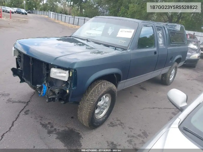1994 Dodge Dakota VIN: 1B7GG23Y5RS528822 Lot: 42743000