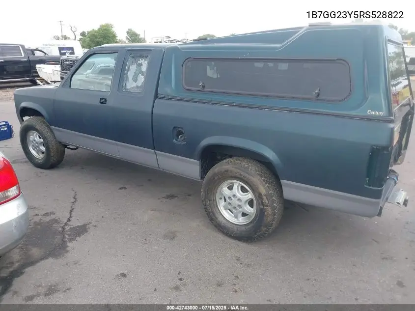 1994 Dodge Dakota VIN: 1B7GG23Y5RS528822 Lot: 42743000