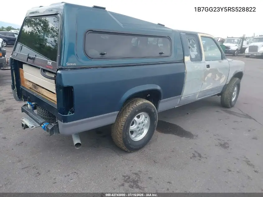 1994 Dodge Dakota VIN: 1B7GG23Y5RS528822 Lot: 42743000