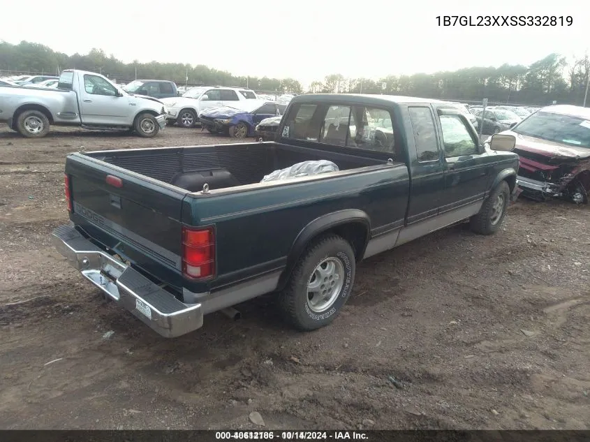 1995 Dodge Dakota VIN: 1B7GL23XXSS332819 Lot: 40612186