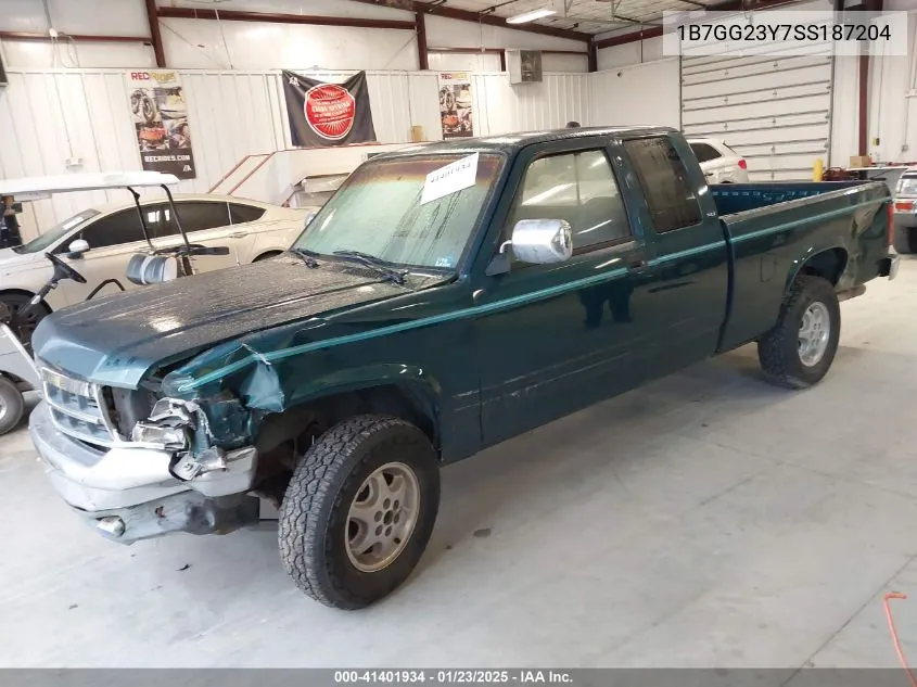 1995 Dodge Dakota VIN: 1B7GG23Y7SS187204 Lot: 41401934