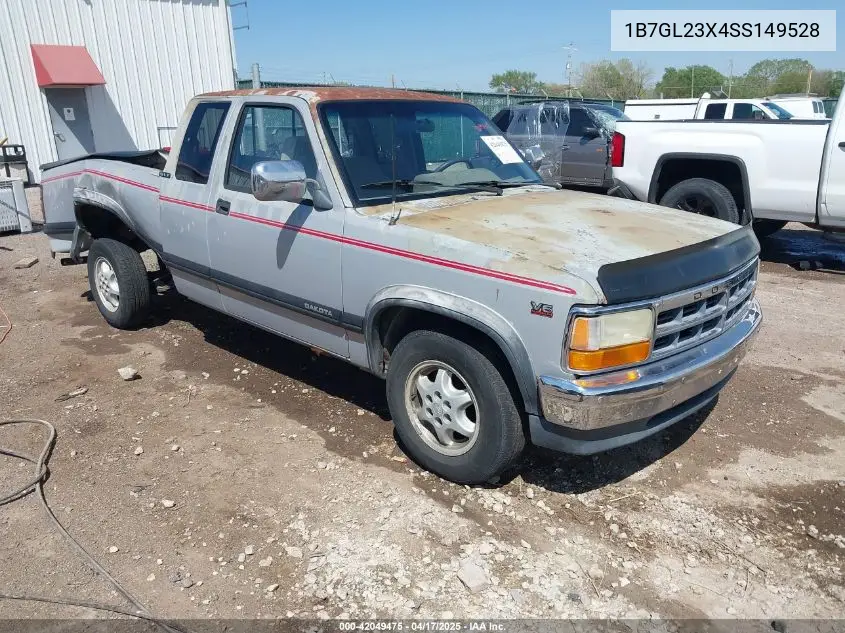 1995 Dodge Dakota VIN: 1B7GL23X4SS149528 Lot: 42049475