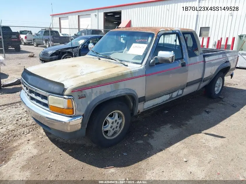 1995 Dodge Dakota VIN: 1B7GL23X4SS149528 Lot: 42049475
