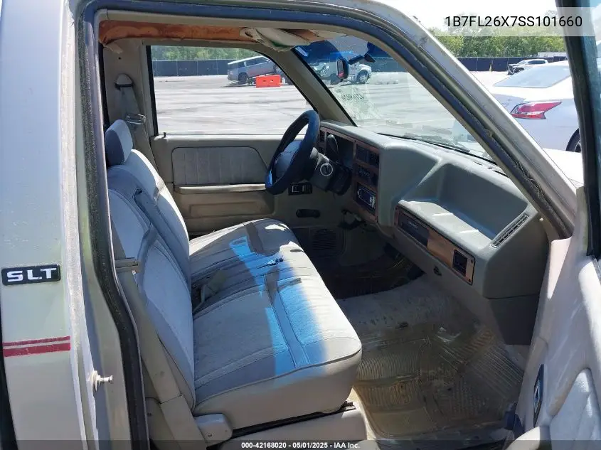 1995 Dodge Dakota VIN: 1B7FL26X7SS101660 Lot: 42168020