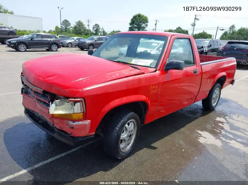 1995 Dodge Dakota VIN: 1B7FL26G9SW930299 Lot: 42315085