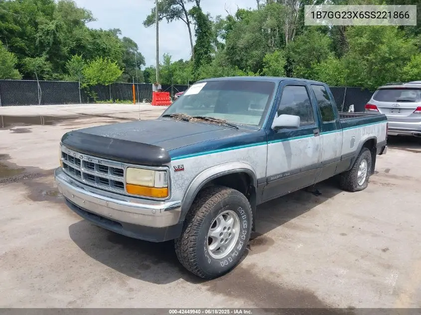 1995 Dodge Dakota VIN: 1B7GG23X6SS221866 Lot: 42449940