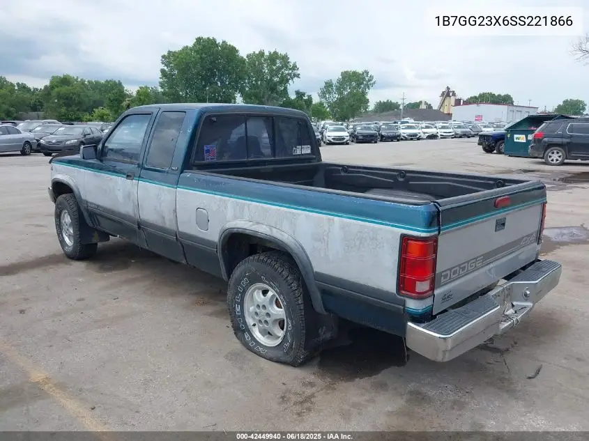 1995 Dodge Dakota VIN: 1B7GG23X6SS221866 Lot: 42449940