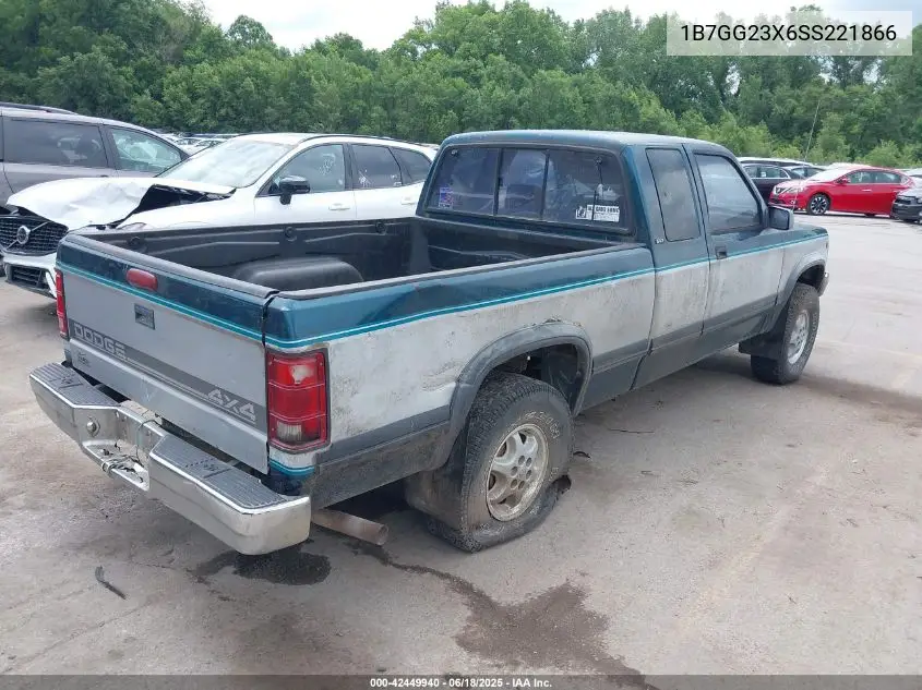 1995 Dodge Dakota VIN: 1B7GG23X6SS221866 Lot: 42449940