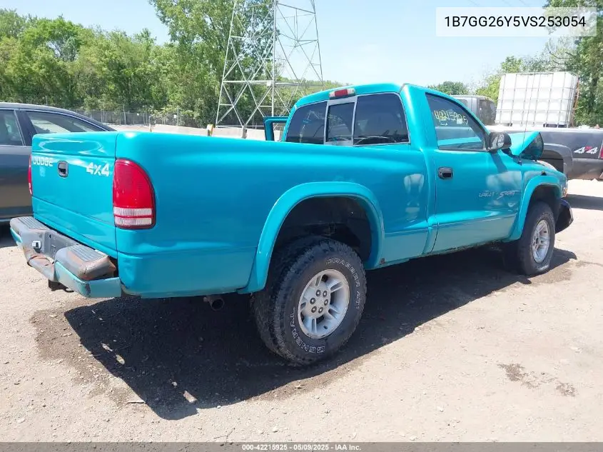 1997 Dodge Dakota Slt/Sport VIN: 1B7GG26Y5VS253054 Lot: 42215925