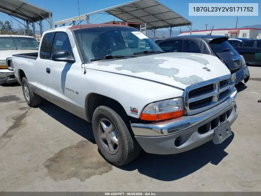 1997 Dodge Dakota Slt/Sport VIN: 1B7GL23Y2VS171752 Lot: 42507977