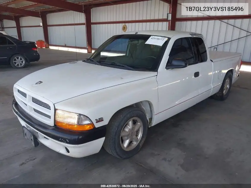 1997 Dodge Dakota Slt/Sport VIN: 1B7GL23Y3VS185496 Lot: 42538572