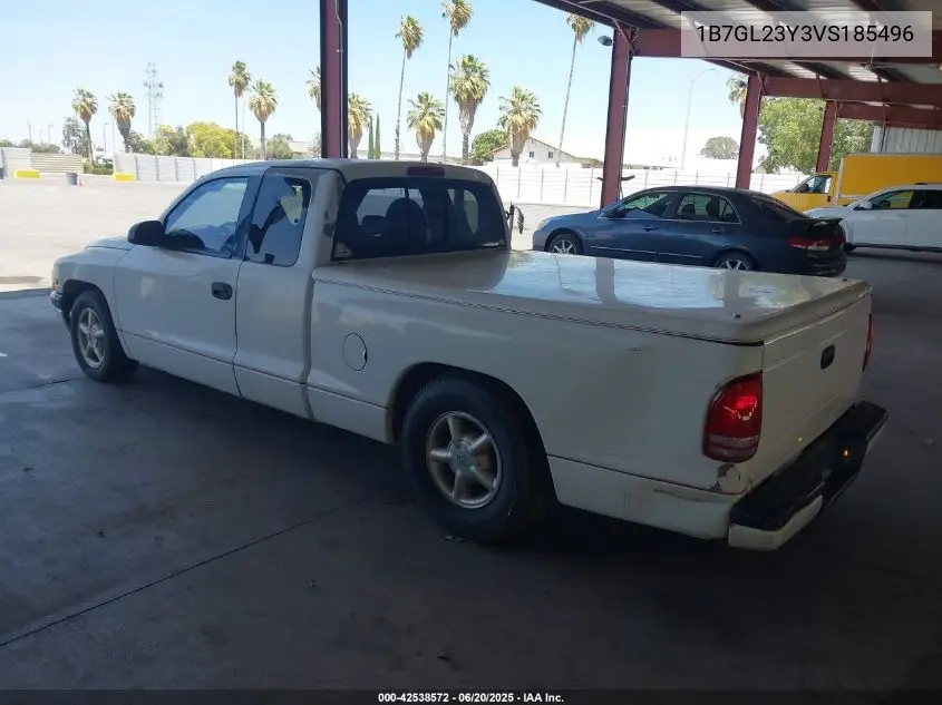 1997 Dodge Dakota Slt/Sport VIN: 1B7GL23Y3VS185496 Lot: 42538572