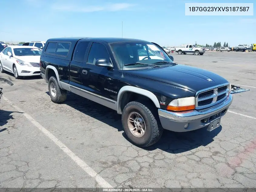 1997 Dodge Dakota Slt/Sport VIN: 1B7GG23YXVS187587 Lot: 42598352