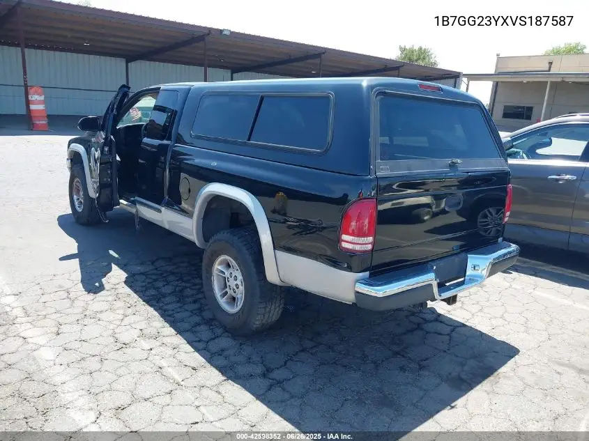 1997 Dodge Dakota Slt/Sport VIN: 1B7GG23YXVS187587 Lot: 42598352