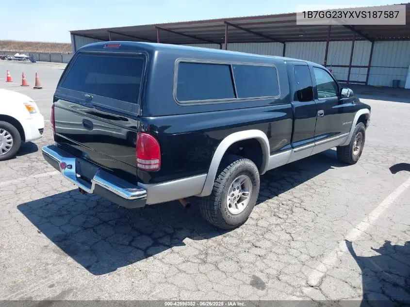 1997 Dodge Dakota Slt/Sport VIN: 1B7GG23YXVS187587 Lot: 42598352