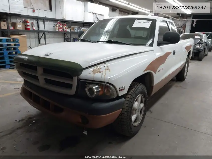 1997 Dodge Dakota Slt/Sport VIN: 1B7GL23X2VS269297 Lot: 42605030