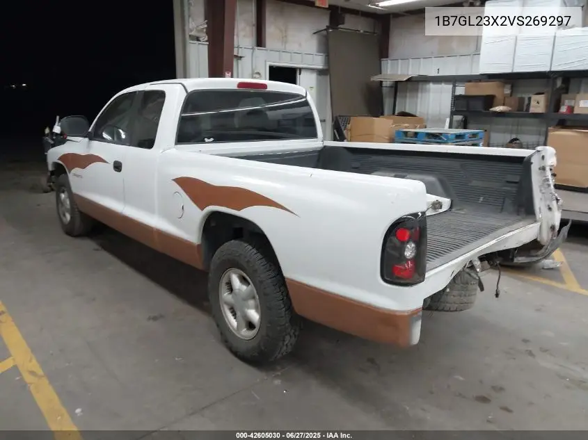 1997 Dodge Dakota Slt/Sport VIN: 1B7GL23X2VS269297 Lot: 42605030