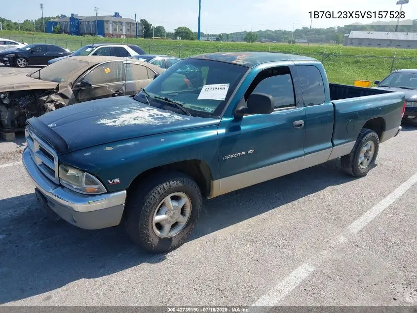 1997 Dodge Dakota Slt/Sport VIN: 1B7GL23X5VS157528 Lot: 42739190