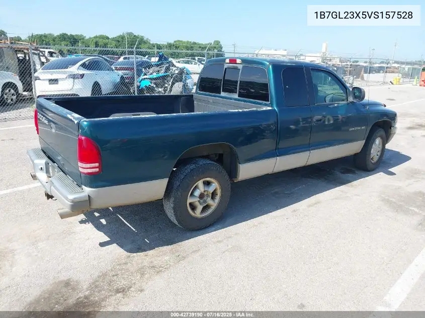 1997 Dodge Dakota Slt/Sport VIN: 1B7GL23X5VS157528 Lot: 42739190
