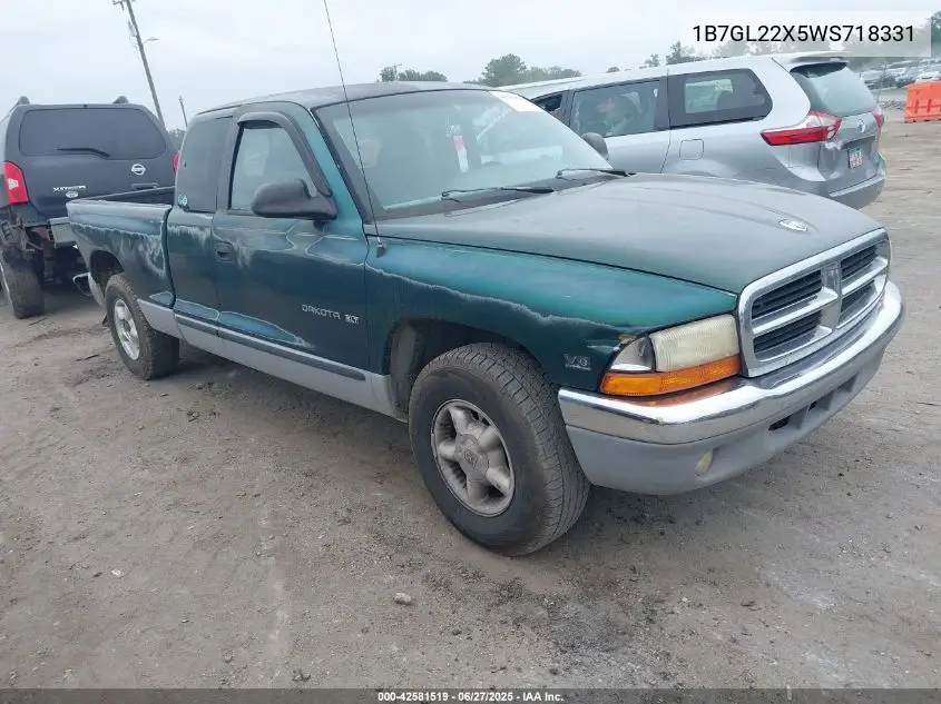 1998 Dodge Dakota Slt/Sport VIN: 1B7GL22X5WS718331 Lot: 42581519