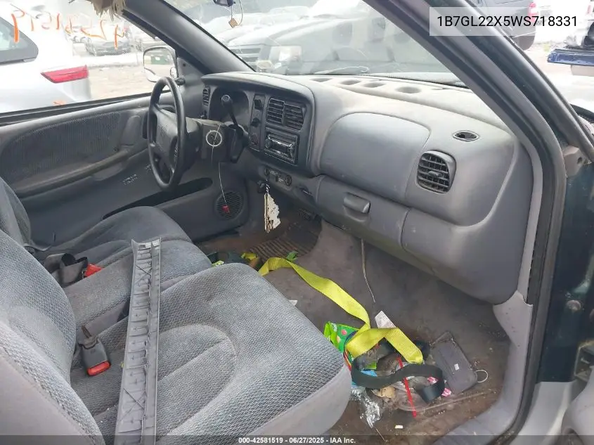 1998 Dodge Dakota Slt/Sport VIN: 1B7GL22X5WS718331 Lot: 42581519