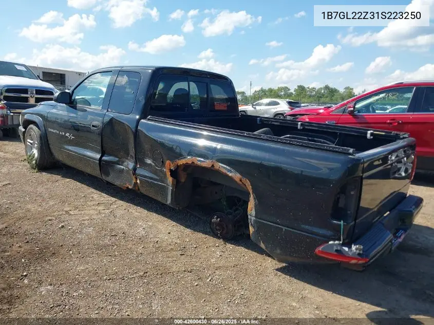 2001 Dodge Dakota Sport VIN: 1B7GL22Z31S223250 Lot: 42600430