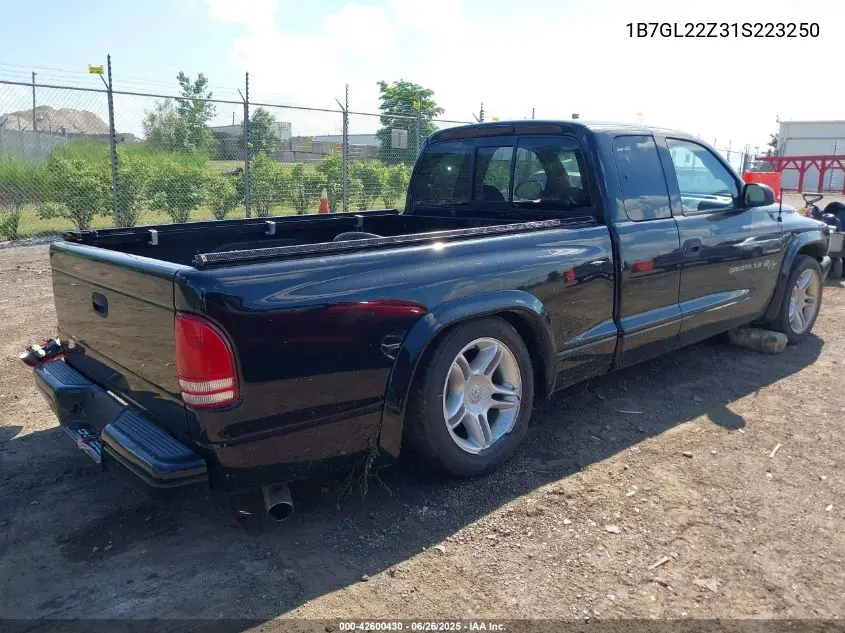 2001 Dodge Dakota Sport VIN: 1B7GL22Z31S223250 Lot: 42600430