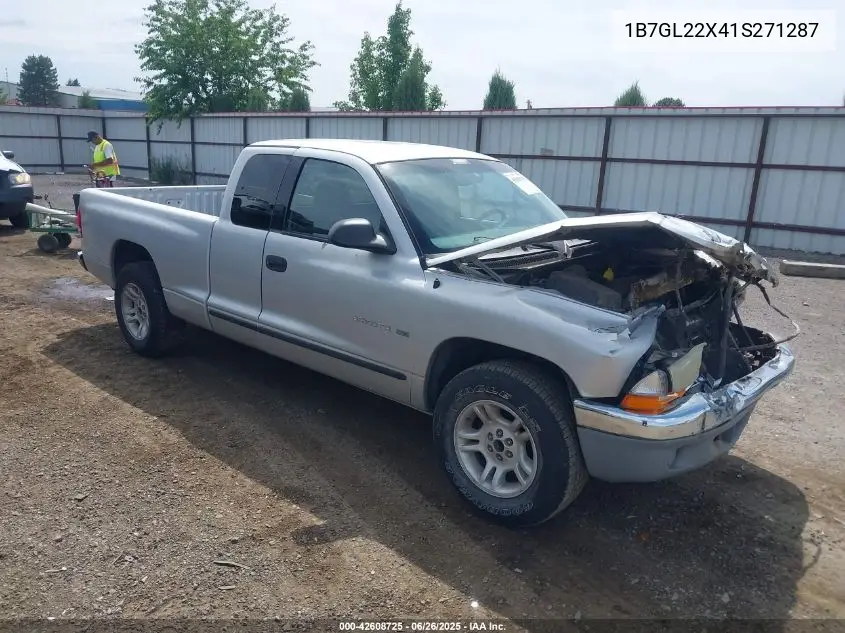2001 Dodge Dakota Slt/Sport VIN: 1B7GL22X41S271287 Lot: 42608725