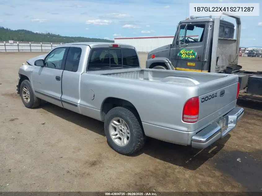 2001 Dodge Dakota Slt/Sport VIN: 1B7GL22X41S271287 Lot: 42608725