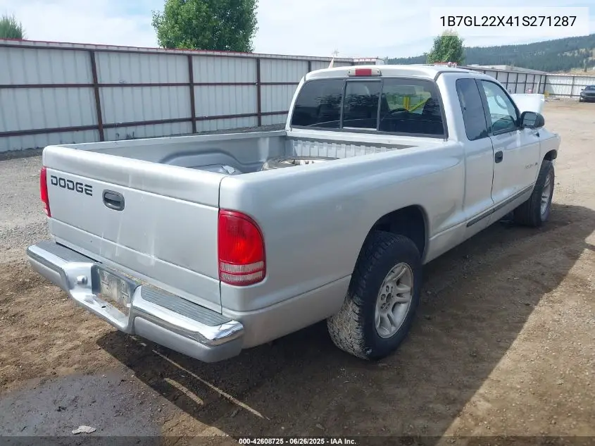 2001 Dodge Dakota Slt/Sport VIN: 1B7GL22X41S271287 Lot: 42608725
