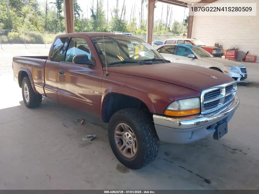 2001 Dodge Dakota Slt/Sport VIN: 1B7GG22N41S280509 Lot: 42624729