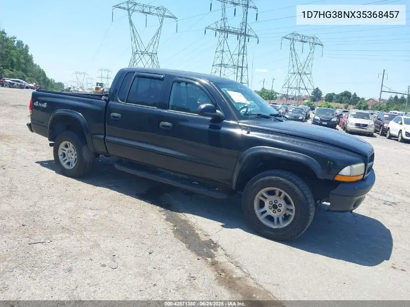 2003 Dodge Dakota Sport/Sxt VIN: 1D7HG38NX35368457 Lot: 42571380