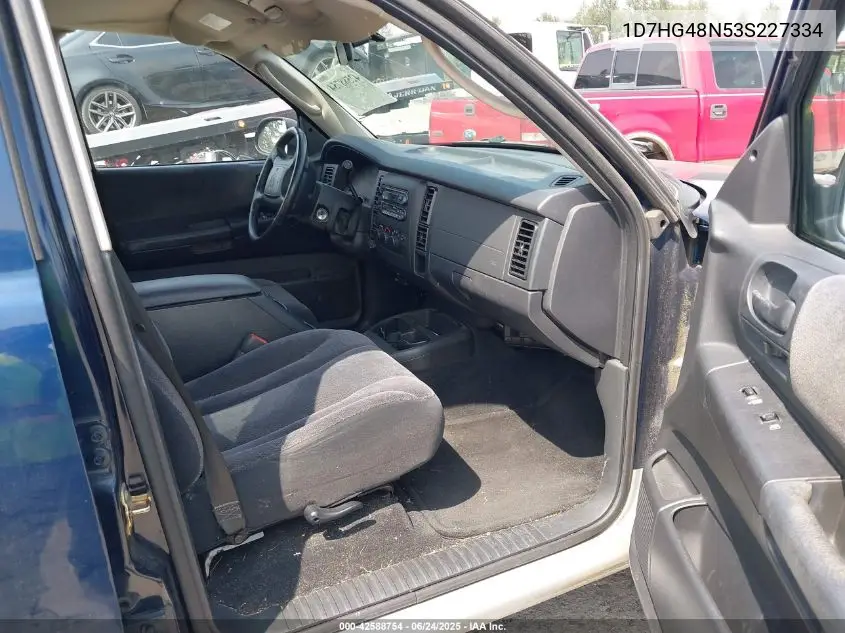 2003 Dodge Dakota Slt VIN: 1D7HG48N53S227334 Lot: 42588754