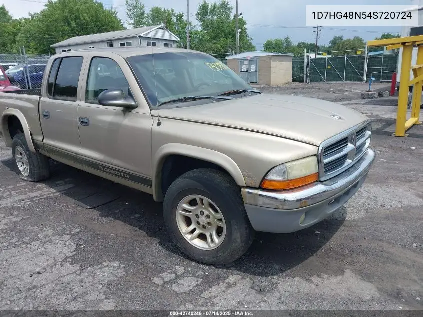 2004 Dodge Dakota Slt VIN: 1D7HG48N54S720724 Lot: 42740246