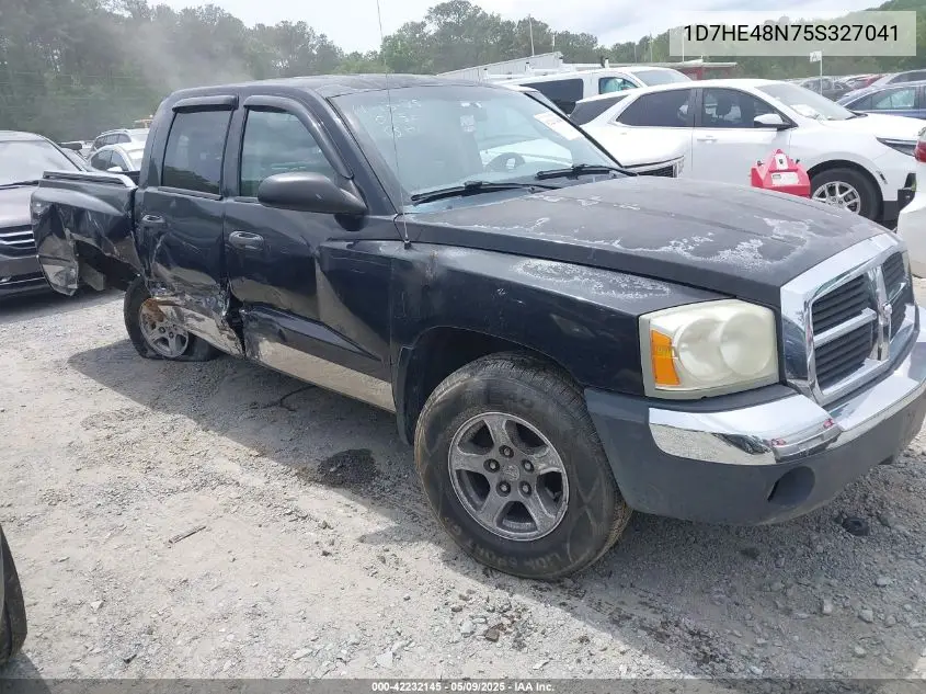 2005 Dodge Dakota Slt VIN: 1D7HE48N75S327041 Lot: 42232145