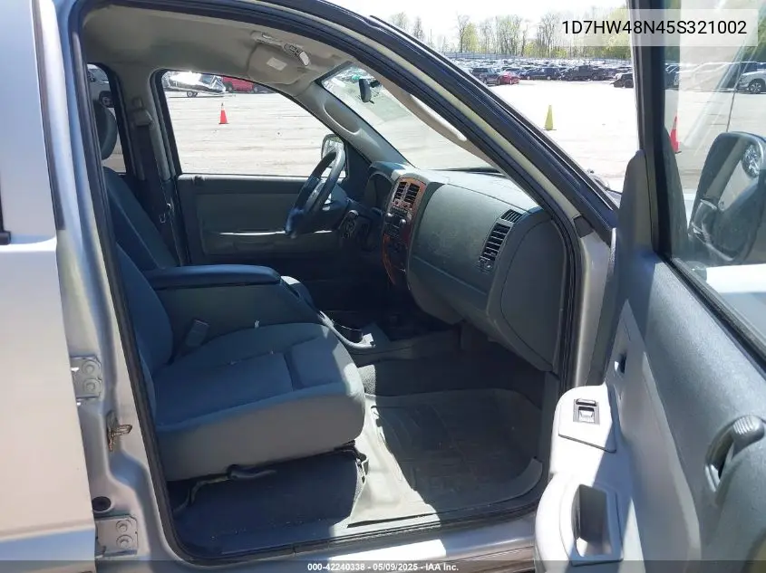 2005 Dodge Dakota Slt VIN: 1D7HW48N45S321002 Lot: 42240338