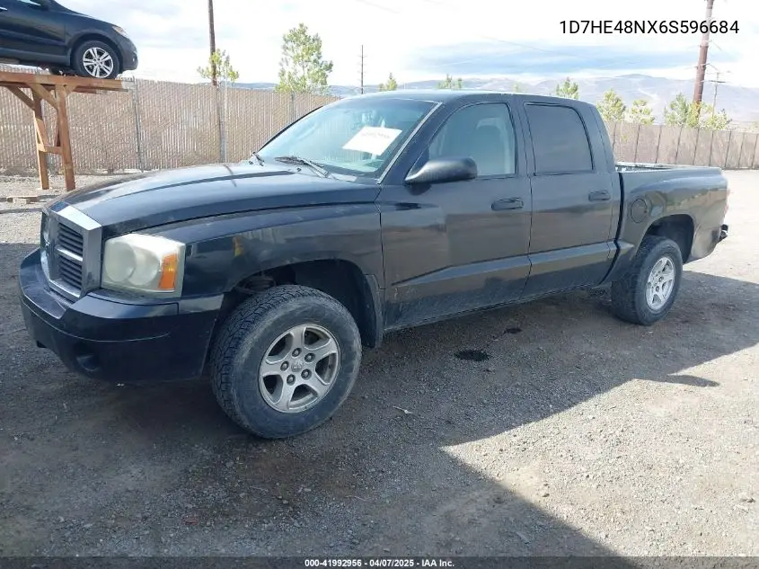 2006 Dodge Dakota Slt VIN: 1D7HE48NX6S596684 Lot: 41992956
