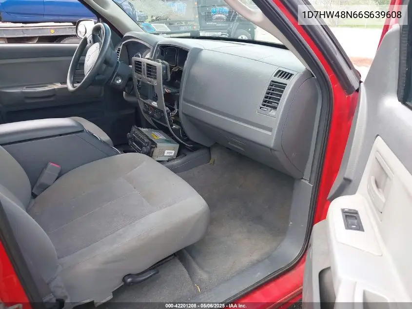 2006 Dodge Dakota Slt VIN: 1D7HW48N66S639608 Lot: 42201208