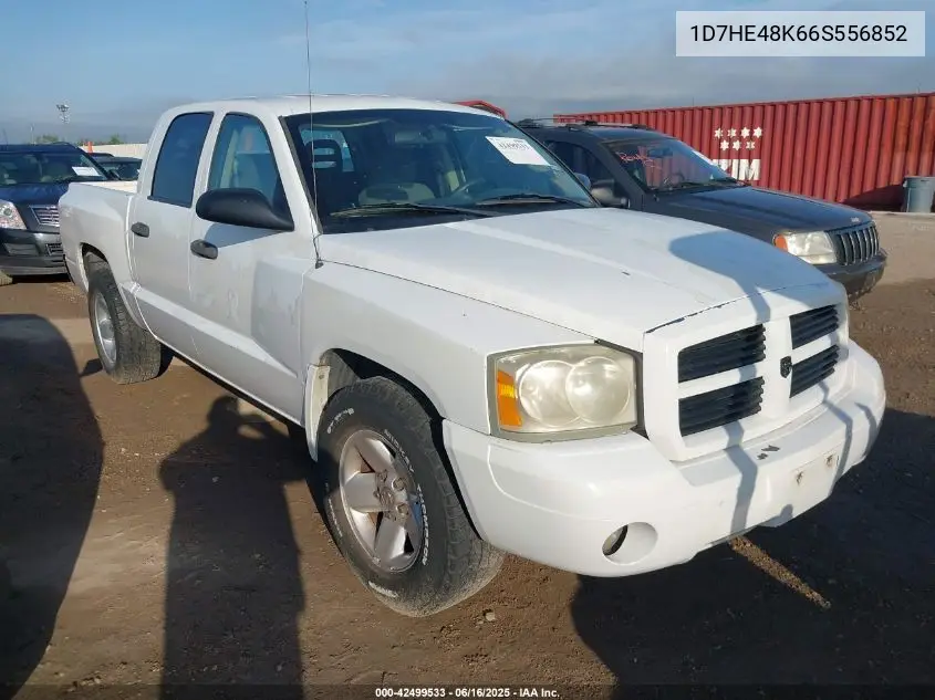 2006 Dodge Dakota Slt VIN: 1D7HE48K66S556852 Lot: 42499533