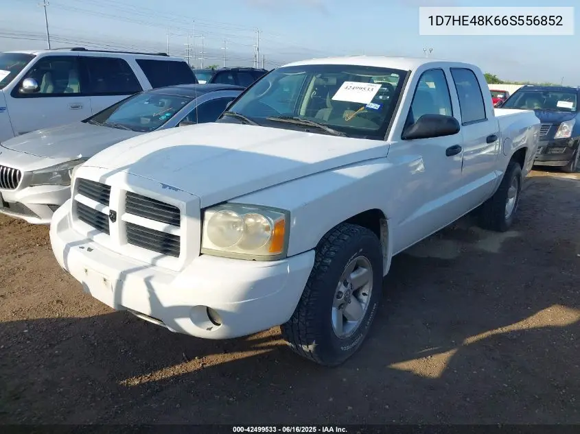 2006 Dodge Dakota Slt VIN: 1D7HE48K66S556852 Lot: 42499533