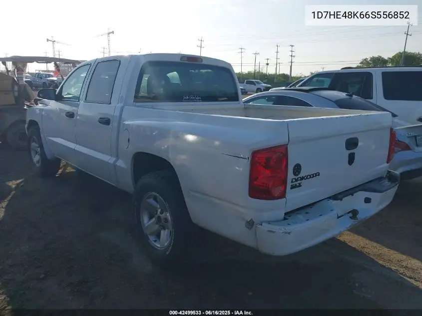 2006 Dodge Dakota Slt VIN: 1D7HE48K66S556852 Lot: 42499533