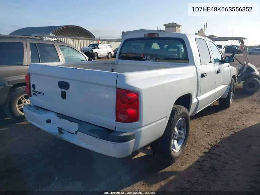 2006 Dodge Dakota Slt VIN: 1D7HE48K66S556852 Lot: 42499533