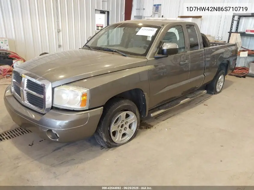 2006 Dodge Dakota Slt VIN: 1D7HW42N86S710719 Lot: 42544082