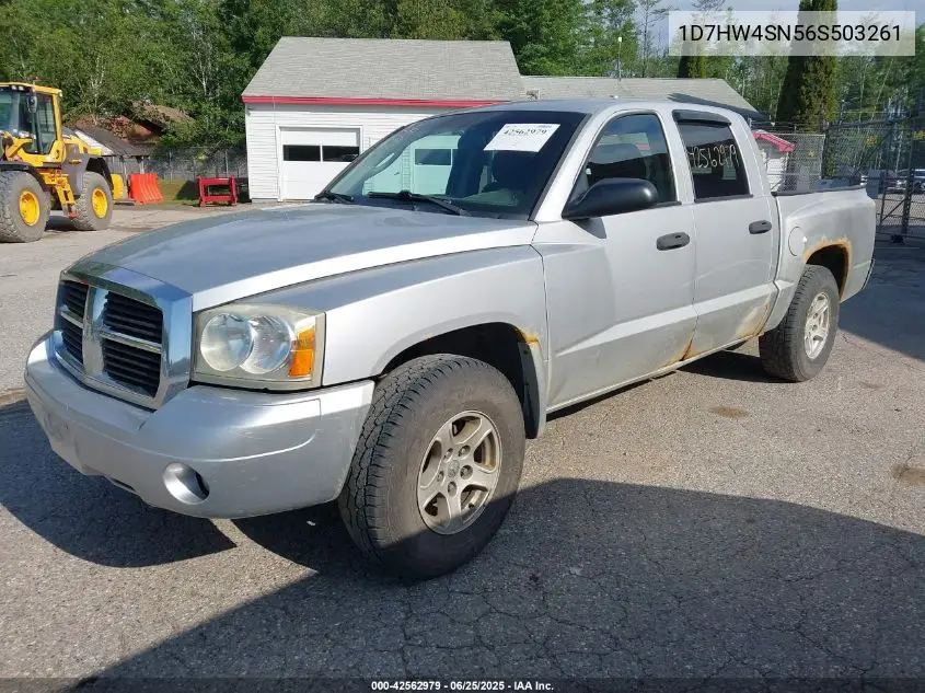 2006 Dodge Dakota VIN: 1D7HW4SN56S503261 Lot: 42562979