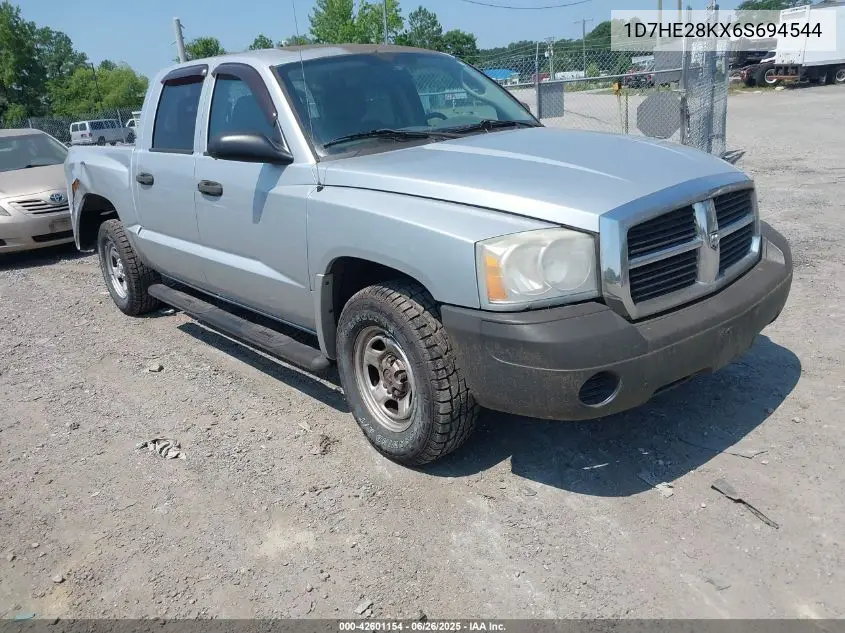 2006 Dodge Dakota St VIN: 1D7HE28KX6S694544 Lot: 42601154