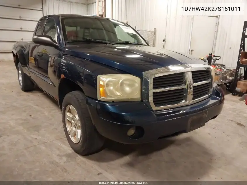2007 Dodge Dakota Slt VIN: 1D7HW42K27S161011 Lot: 42189549