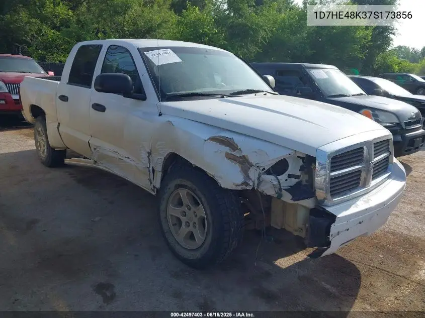 2007 Dodge Dakota Slt VIN: 1D7HE48K37S173856 Lot: 42497403