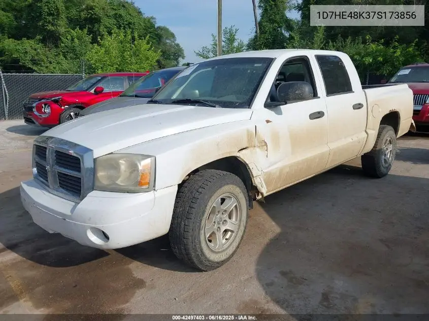 2007 Dodge Dakota Slt VIN: 1D7HE48K37S173856 Lot: 42497403
