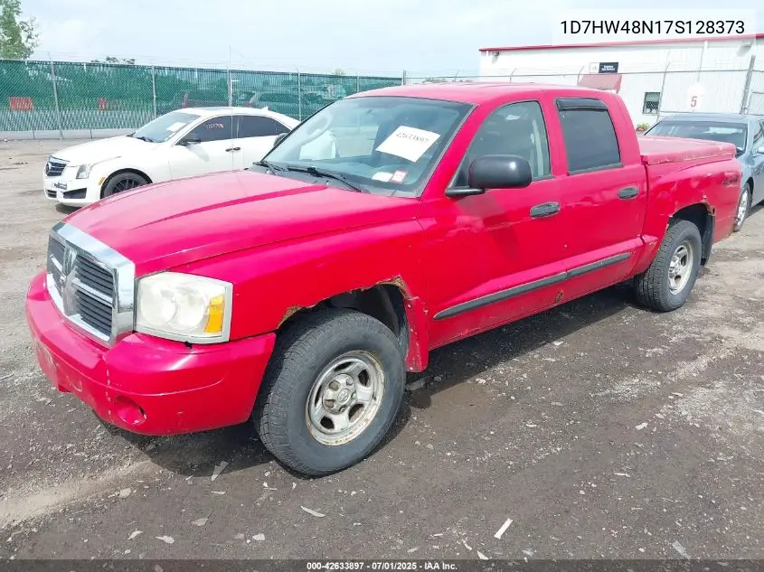 2007 Dodge Dakota Slt VIN: 1D7HW48N17S128373 Lot: 42633897